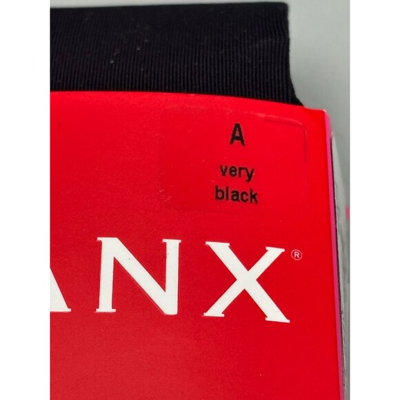 Spanx Tight-End Tights A Very Black Opaque Comfortable Tummy Thigh Shaping Leg - Picture 2 of 4